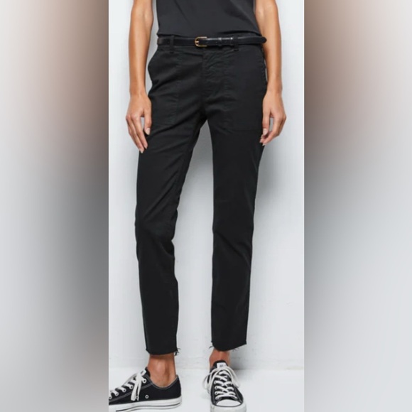 Nili Lotan Jenna Trouser Pant Washed Black Size 4 - Picture 1 of 9
